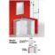 Corner bathroom cabinet