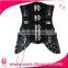 Fashion Steampunk Gothic Waist Corset With Zipper Steel Boned Underbust Corset
