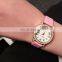 Luxury Rhinestone Glitter Watch Women Genuine Leather watch Diamond Hour Clock Ladies Watch