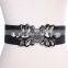 China factory customize wholesale women trendy elastic corset belt with crystal