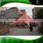 Hot sale 12m red logo printing outdoor event star shape shade tent with high quality