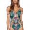 2016 high quality fashion design plus size one piece swimwear for women/girl