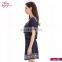New Model Eco-Friendly 100% viscose Cotton Floral Dress For Ladies