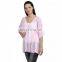 Pink Colour Poncho Top for girls