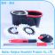 Environment-friendly carbon fiber magic cleaning mop with stainless steel bucket