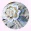 Home decorative crochet handmade curtain flowers rose