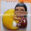 Customized fashion rubber keychain/basketball rubber key chain