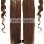 20 inch virgin remy brazilian hair weave ponytail holder