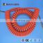 Elastomeric power cables retractable spring cable spiral coiled cable