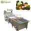 full automatic root vegetable washing cleaning peeling skinning blanching disinfection cutting packing production line