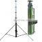 50FT manual high winch telescopic mast with tripod