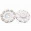 Diamond grinding cup wheel on concrete floor of arrow section