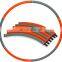Fitness Exercise Portable Plastic Weighted Hula Circle Ring For Children