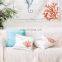 RAWHOUSE knitted cotton white solid color 50*50 pillow cover use for cushion cover on sofa