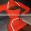 Women's Reflective Ribbon Skirt Suit New Trendy New Front Hollow Sexy Two-piece Suit Set