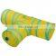3/4 Holes Collapsible Pet Tunnel Three-channel T Joint Y Joint Cat Tunnel Foldable Cat Training Playing Tunnel