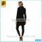 2016 Leather Collar Black Wrap Wool Coats Wholesale