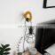 Small iron cage chandelier E27 Pendant Light for home