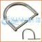 China supplier top grade metal welded d ring for belt