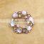 wholsale fashion silver gold crystal rhinestone diamond pearl and scarf clips for men korean brooches