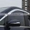 Chrome door visor side window deflector shade sun rain shield silver strips guard for Mercedes Benz vito v260l