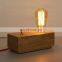 2021 Vintage Table Lamp Wooden Bedroom Side Desk Light Simple Led Decorative Table Lamps for Home Sidetab