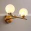 Simple Creative European Led Wall Lamps Postmodern Light Luxury Wall Lamp Creative Wall Lamp With White Glass Shade