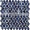 Diamond Amber 3D inket Blue Mosaic Tile Anti Slip Swimming Pool Mosaic on Net