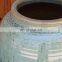 modern style blue tall big floor ceramic porcelain vase