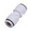 Pneumatic Pipe Fitting Plastic Air Tube Connector Push Connect Quick Plastic Pneumatic Air Tube Fitting