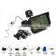 Double lens 30m underwater fishing camera