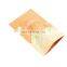 Print logo Self Sealing edible Aluminum Foil Food Packaging Zipper Matte Black stand up pouch logo Mylar Laminated Plastic Bags