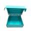 Folding cosmetic flat boxes private label mailing boxes paper rectangle carton box no glue