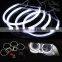 Angel Eyes Light For BMW E36 E38 E39 E46 White Car LED CCFL Halo Rings Headlight Auto DRL 4x 131&146 mm Lamp Kit