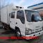 HOT SALE! ISUZU brand  4*2 LHD double cabs  1.5T-2T refrigerated truck for sale,