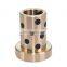 Hottest sells products factory manufacture solid lubricating oilless bearing copper bushing inset with graphite