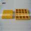 Customized size frp grating mesh size fiberglass grating walkway platform application