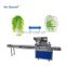 Commercial automatic high speed fresh vegetables horizontal packing seal machine pillow price