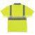 Polyester hi vis workwear shirt with customize logo Fluorescent colors yellow best selling high visible shirts