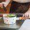 Mini Vintage White Cooking 16Cm Die Cast Enamel Milk Steamer Pot With Handle