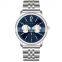 High Quality Japan Movement 3 eyes Dress Fashion Suppliers Men Quartz Watch Wholesale Men Slim Minimalistic Silver Watch