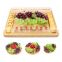 Wholesale Premium Bamboo Wood Knife Set Charcuterie Cutlery Slide-out Drawer Cheese Board