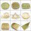 Many Design eco-friendly bamboo Platter Tray basket straw woven plate cheap wholesale Vietnam Supplier
