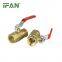 IFAN Plumbing Material 1/2-4 Дюймовый шарный клапан с латунным корпусом
