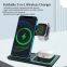 Multifunctional 5 in 1 Portable Foldable Wireless Charger 15W Magnetic Wireless Charging Stand for Apple 12 13 14 15 Pro Max