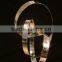 Popular cross stainless steel ribbon sculpture for interior decoration