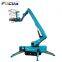 Well Done 18m Work Electric Height Diesel Articulated Boom Lift Aerial Work Trailer Mounted Telescopic Articulated Hydraulic Cherry Picker Spider Lift