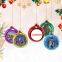Suministros de decoración de árboles de Navidad por sublimación con logotipo personalizado OEM/ODM, bolas de plástico resistentes a la rotura, adornos de bolas de Navidad