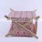 2016 hot sale zakka laundry storage wooden basket made in China