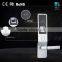 Smart digital touch screen digital exterior fingerprint door lock